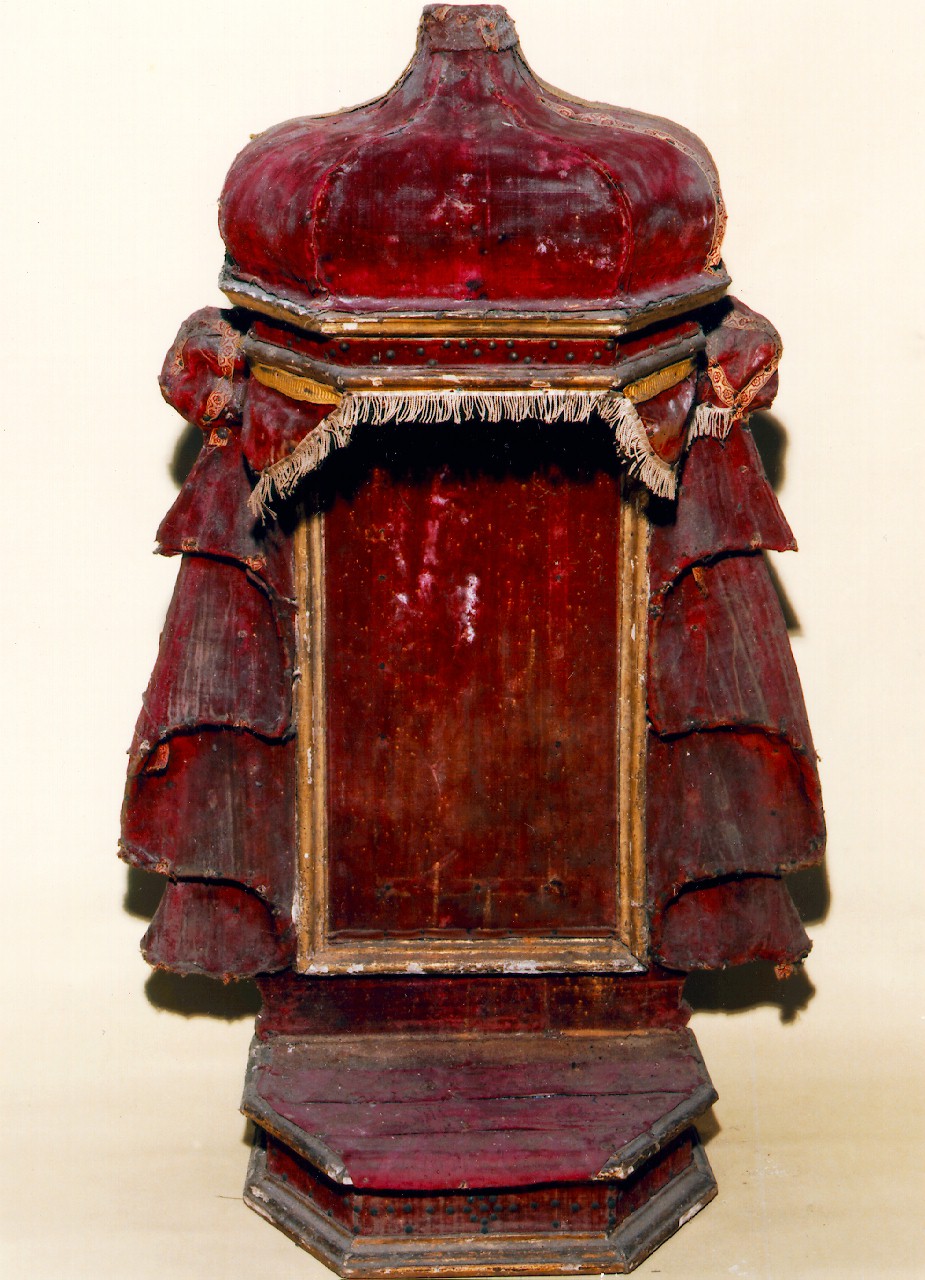 tronetto per esposizione eucaristica - produzione siciliana (Seconda metà sec. XIX)