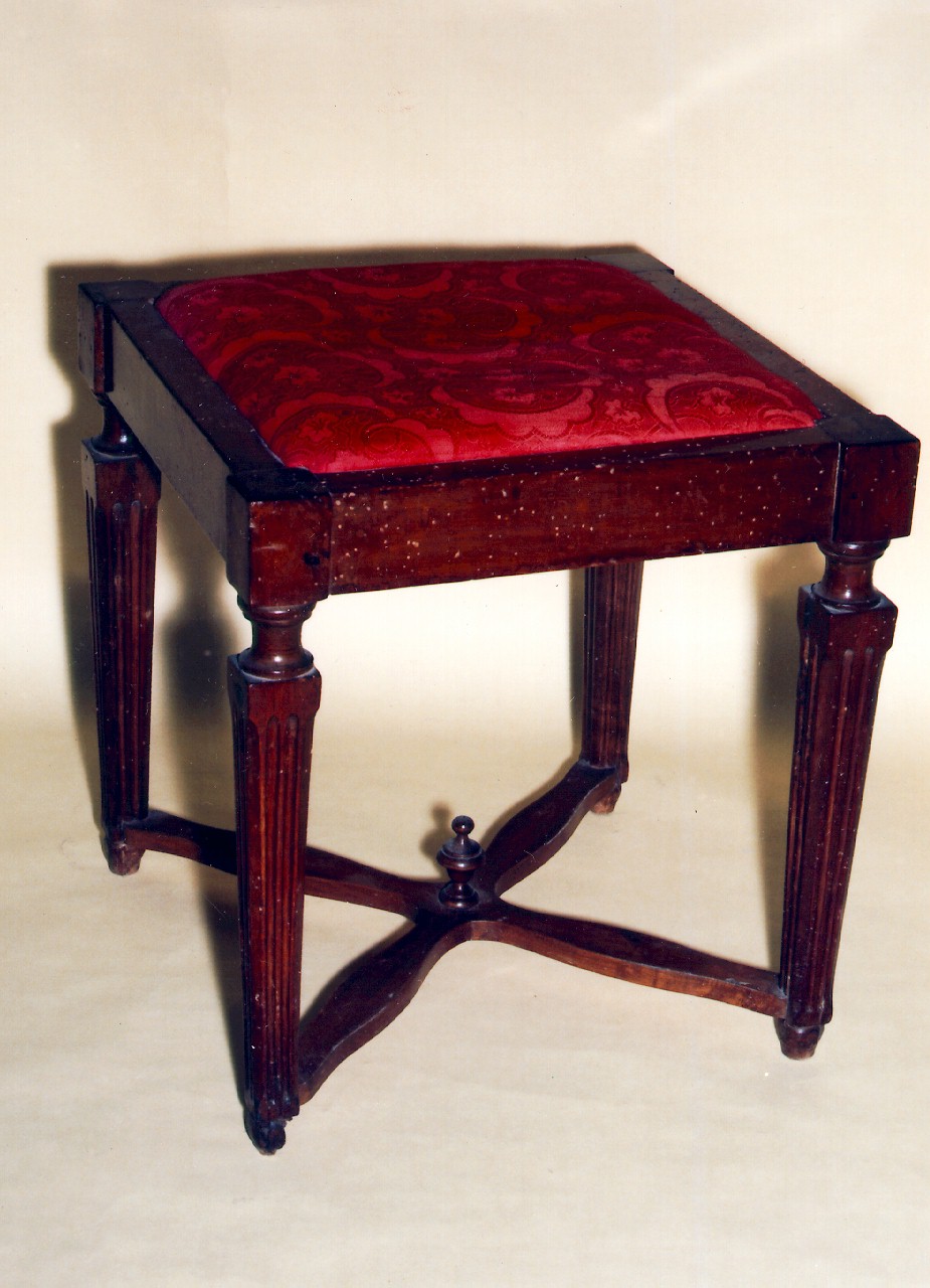 sgabello, serie - produzione siciliana (Metà sec. XIX)