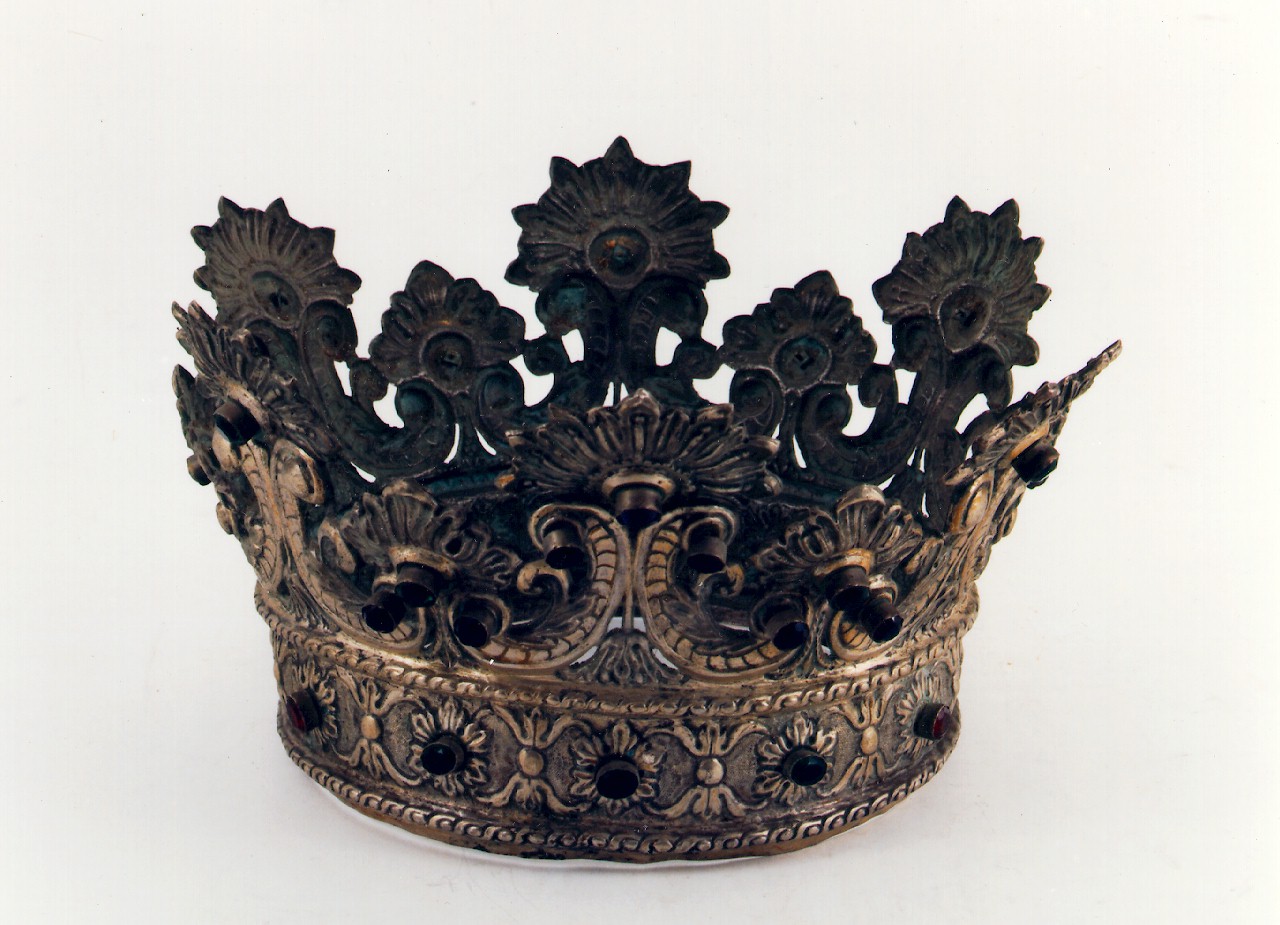 corona da statua - bottega siciliana (ultimo quarto sec. XVIII)
