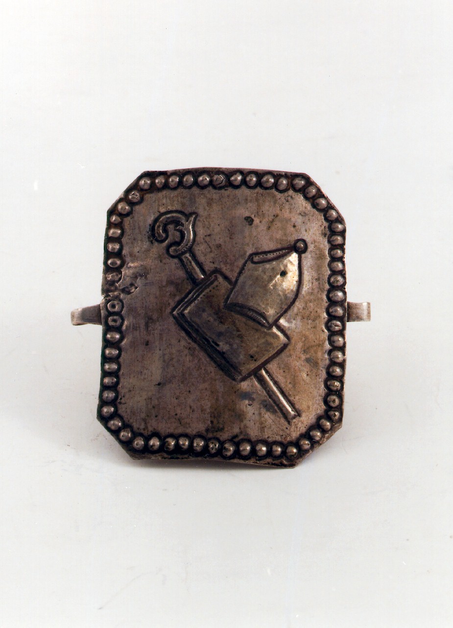 fermaglio di piviale - bottega siciliana (ultimo quarto sec. XIX)