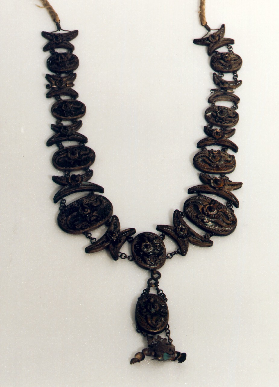 collana (addobbo di statua) - bottega siciliana (Seconda metà sec. XIX)