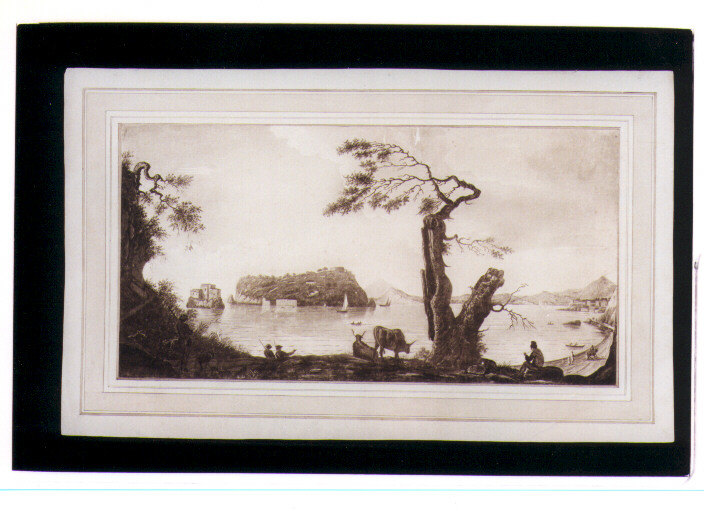 veduta dell'isola di Nisida (stampa) di Robertson Archibald (sec. XVIII)