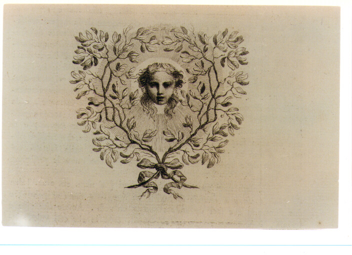 TESTA FEMMINILE (stampa) di Faldoni Giovanni Antonio (sec. XVIII)