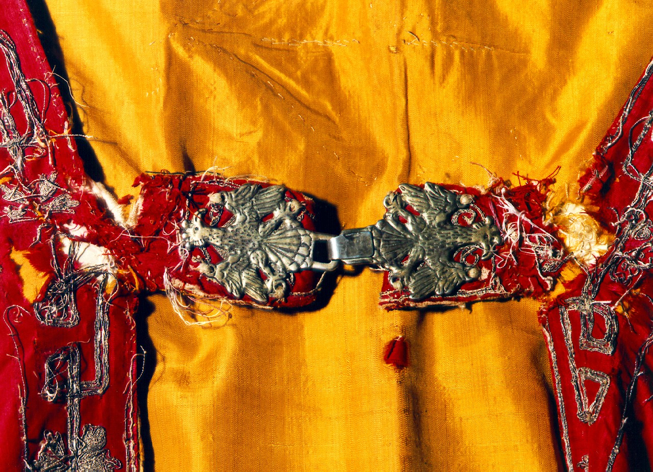 fermaglio di piviale - a doppia fibbia - bottega siciliana (Prima metà sec. XIX)