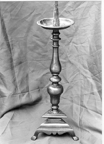 candeliere, serie - bottega toscana (inizio sec. XVIII)