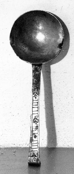 cucchiaio battesimale - ambito italiano (secc. XIX/ XX)