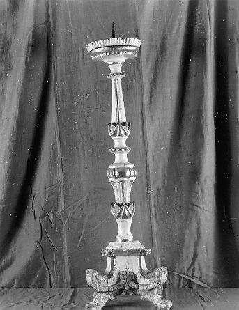 candeliere, serie - bottega italiana (sec. XVIII)