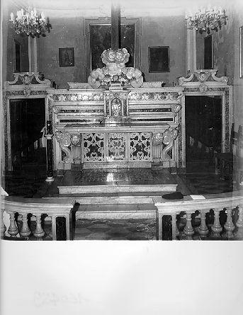 altare maggiore - bottega italiana (sec. XVIII)