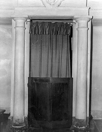 confessionale, serie - bottega italiana (secc. XVIII/ XIX)