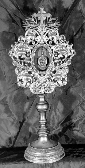 reliquiario - bottega italiana (fine sec. XIX)