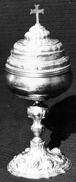 pisside - bottega emiliana (inizio sec. XIX)