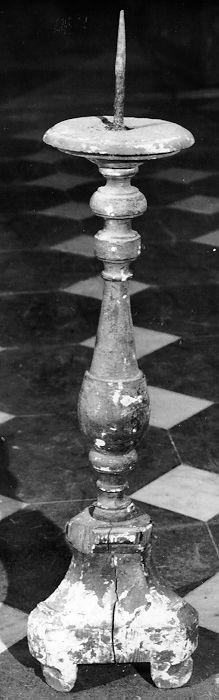 candeliere - bottega italiana (sec. XIX)