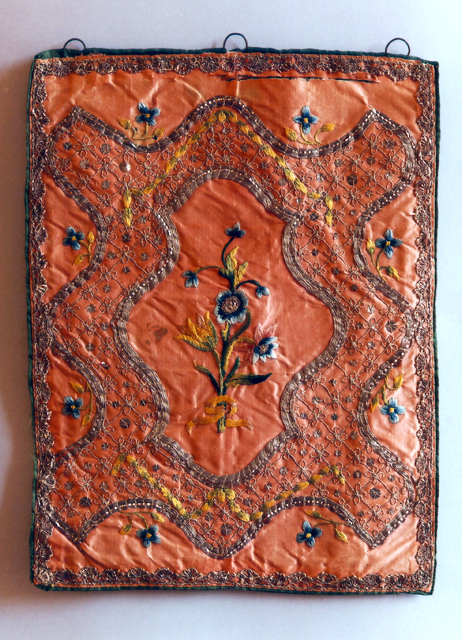 conopeo di tabernacolo - a cortina - manifattura siciliana (Fine/inizio secc. XVIII/ XIX)