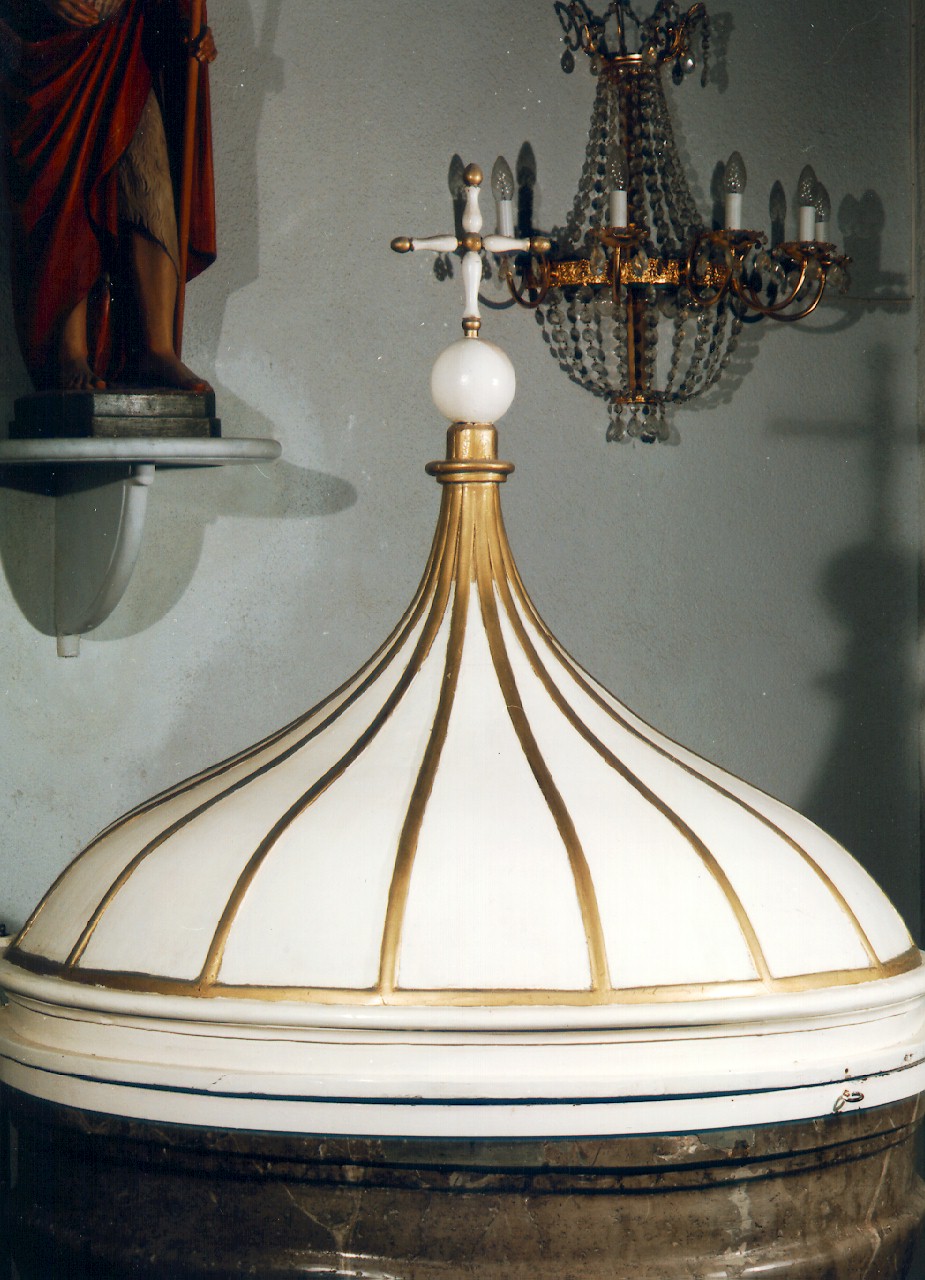 coprifonte - produzione siciliana (sec. XIX)