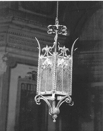 lampadario, serie - ambito toscano (primo quarto sec. XX)