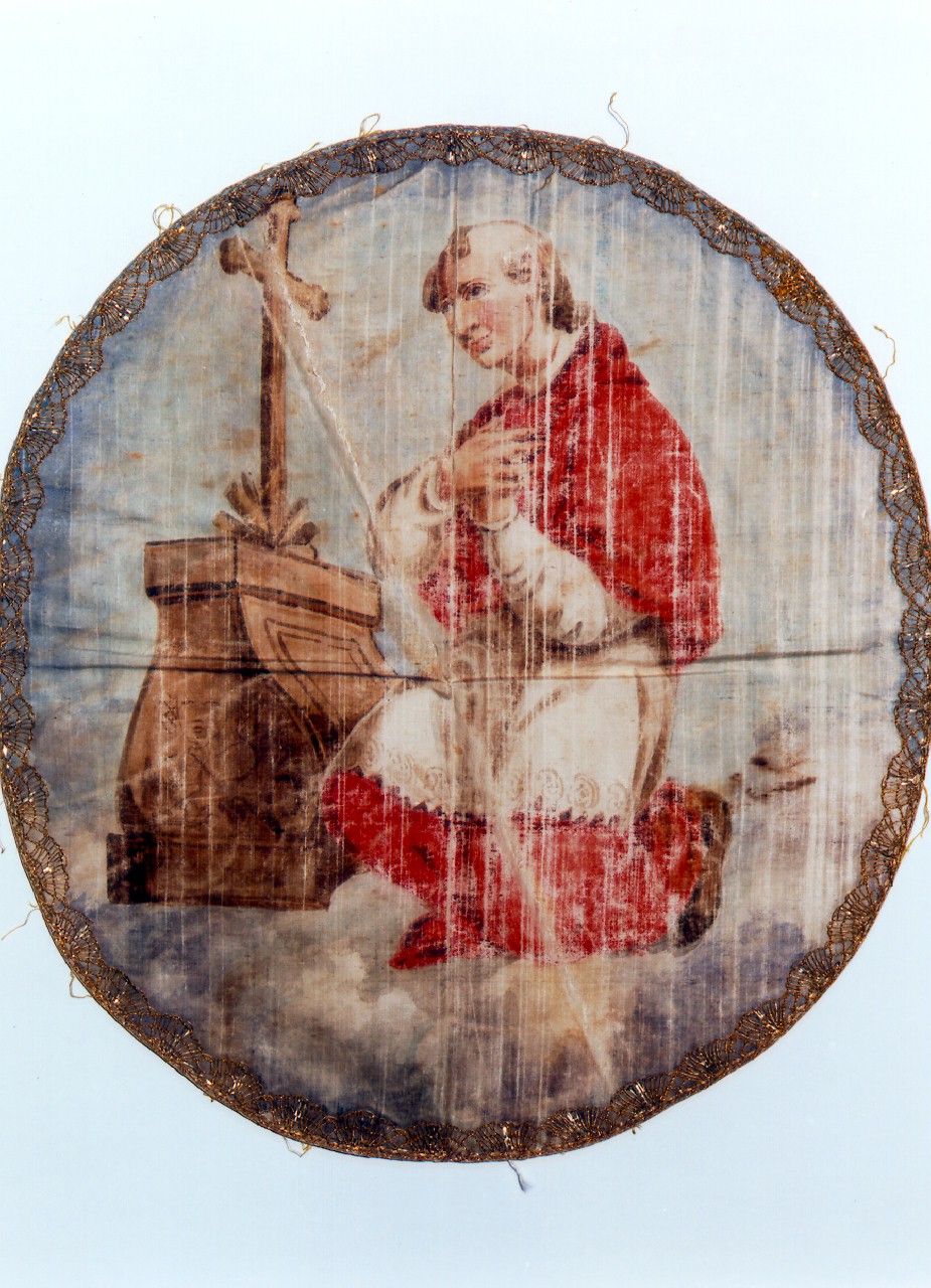 stendardo processionale - manifattura siciliana (Seconda metà sec. XIX)