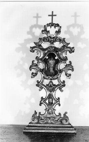 reliquiario, serie - bottega pontremolese (sec. XVIII)