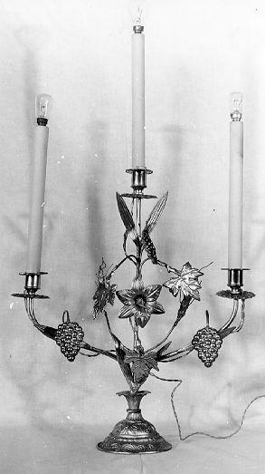 candeliere - bottega italiana (sec. XIX)