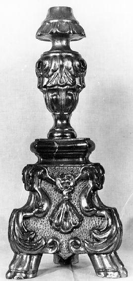 candeliere - bottega italiana (sec. XVIII)