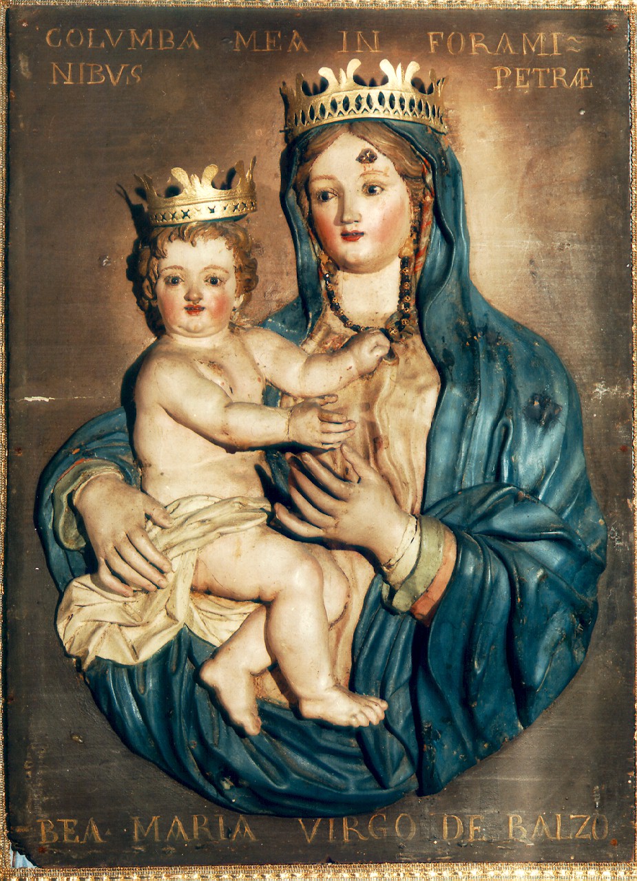 Madonna del Balzo, Madonna con Bambino (rilievo) - ambito siciliano (Seconda metà sec. XIX)