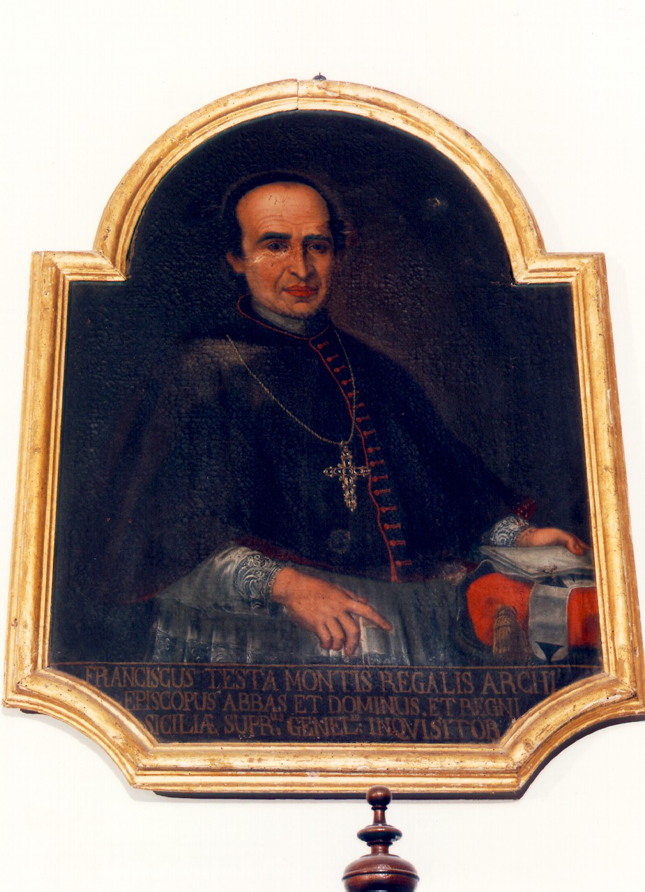 ritratto di Francesco Testa (dipinto) - ambito siciliano (Seconda metà sec. XIX)