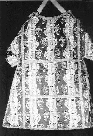 paramento liturgico - in terzo - manifattura italiana (sec. XVIII)