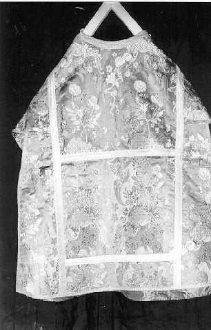 paramento liturgico - in terzo - manifattura italiana (sec. XVII)