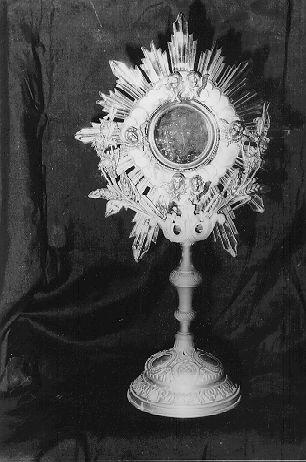 ostensorio - a raggiera - bottega toscana (sec. XIX)
