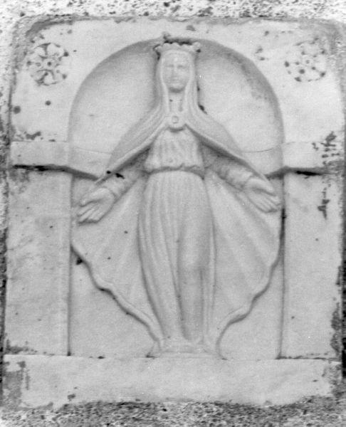 MADONNA DELLA MISERICORDIA (rilievo) - bottega italiana (sec. XVIII)