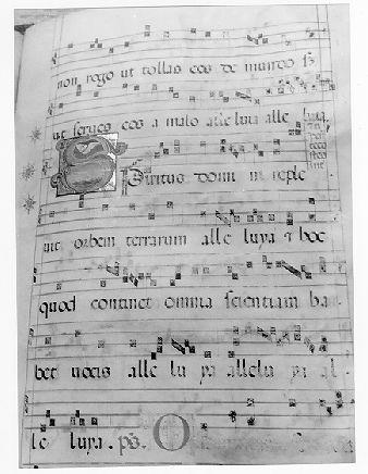 antifonario - ambito italiano (sec. XV)