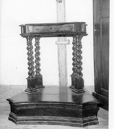 inginocchiatoio - bottega italiana (sec. XVII)