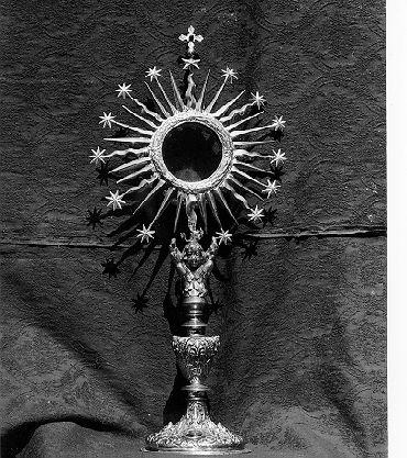 ostensorio - bottega genovese (sec. XVII)