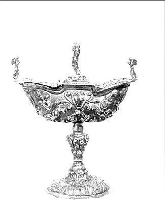 navicella portaincenso - bottega toscana (sec. XVIII)