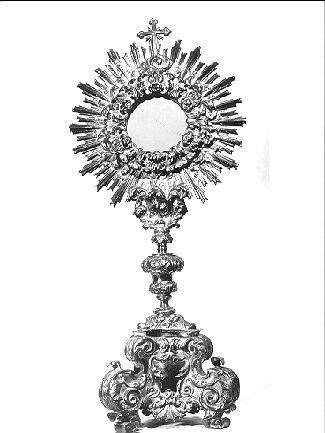 ostensorio - bottega toscana (sec. XVIII)
