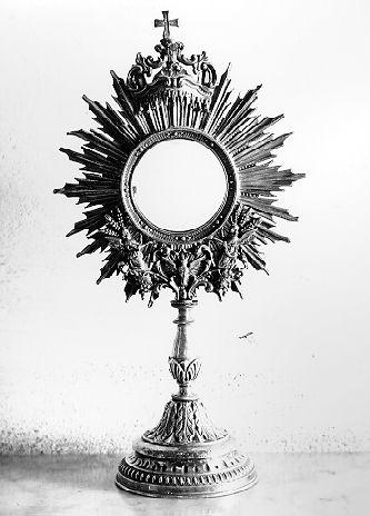 ostensorio - ambito italiano (inizio sec. XX)