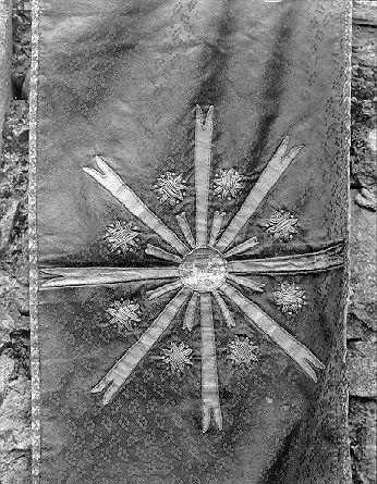 velo omerale - manifattura italiana (sec. XIX)