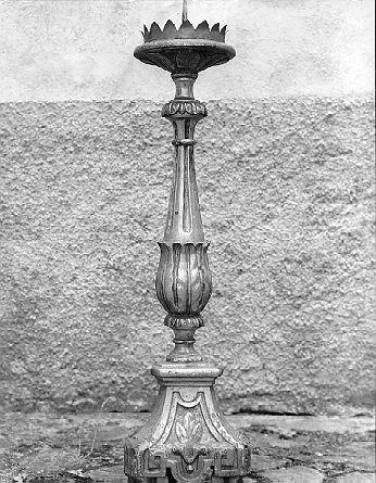 candeliere, serie - bottega toscana (sec. XVIII)