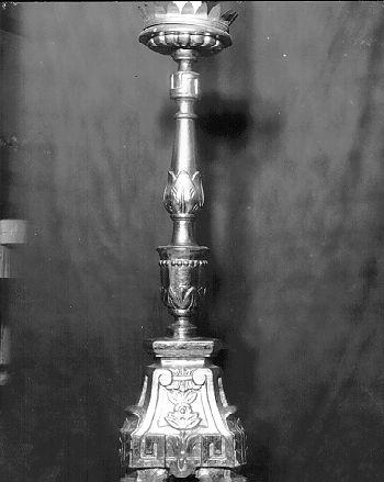 candeliere, serie - bottega toscana (fine sec. XVIII)