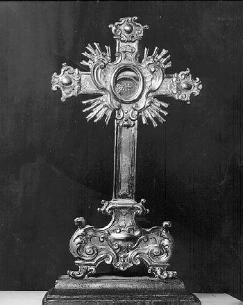 reliquiario - a croce - bottega toscana (sec. XVIII)