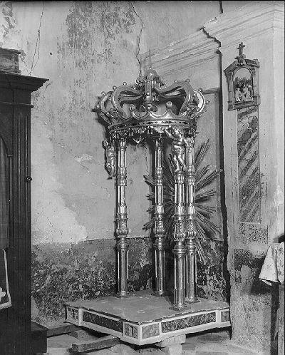 trono - bottega toscana (sec. XIX)