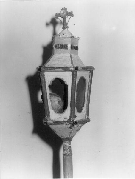 lanterna processionale, serie - bottega italiana (sec. XIX)