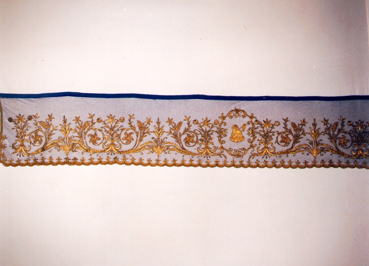 guarnizione di tovaglia d'altare - manifattura siciliana (Prima metà sec. XIX)