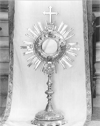 ostensorio - bottega romana (sec. XVIII)