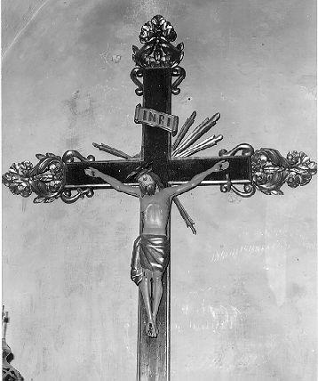 crocifisso - bottega italiana (sec. XIX)