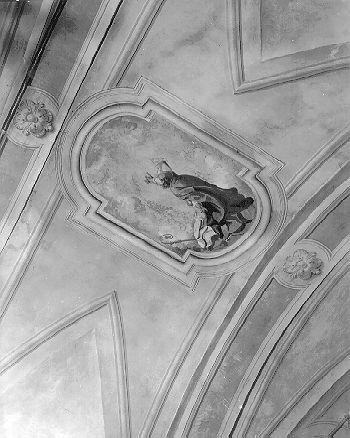 SAN PROSPERO (soffitto dipinto) - ambito italiano (sec. XVIII)