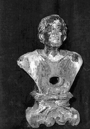 SANTO (reliquiario - a busto) - bottega italiana (sec. XVII)