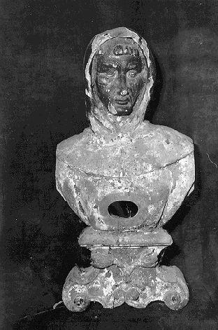SANTO MONACO (reliquiario - a busto) - bottega italiana (sec. XVII)