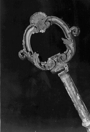 mazza processionale, serie - bottega italiana (sec. XIX)