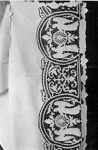 tovaglia d'altare - manifattura italiana (sec. XIX)