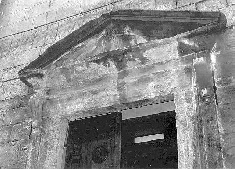 portale - bottega italiana (sec. XVII)